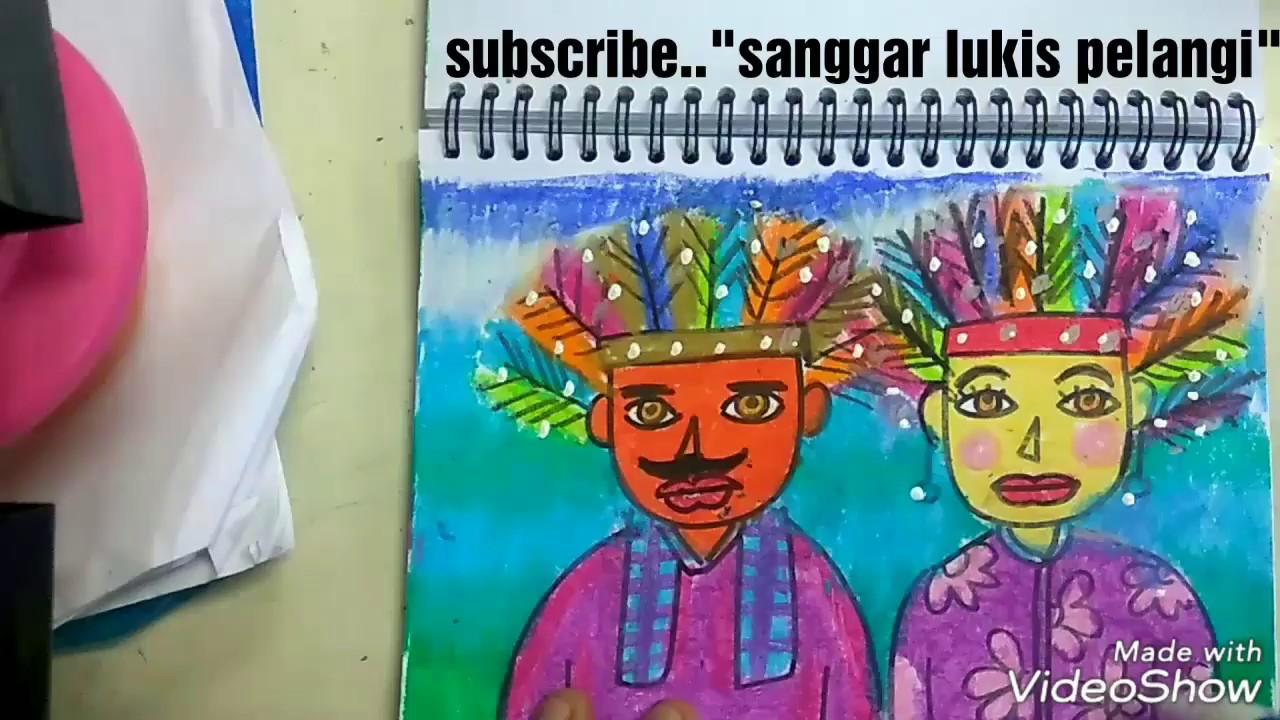 Mewarnai Gambar Burung Kakaktua Dengan Oil Pastel By Sanggar Lukis Pelangi/Easy Drawing 720_X_1280_jpg