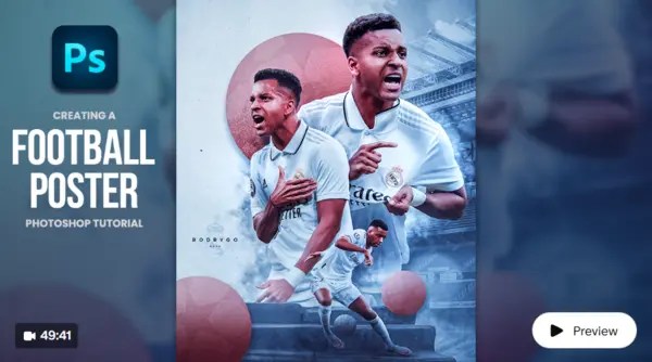 Gigi Zakaidze – Rodrygo Goes – Photoshop Tutorial