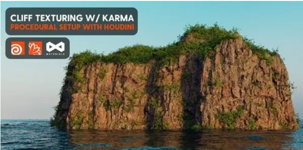 CGside – Cliff Texturing with Karma and MaterialX