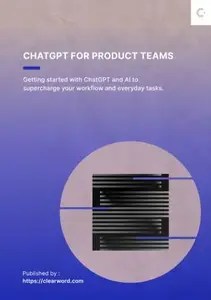 ChatGPT for Product Teams ChatGPT for Product Teams