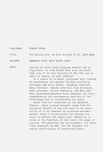 The Scaling Era An Oral History of AI, 2019-2025