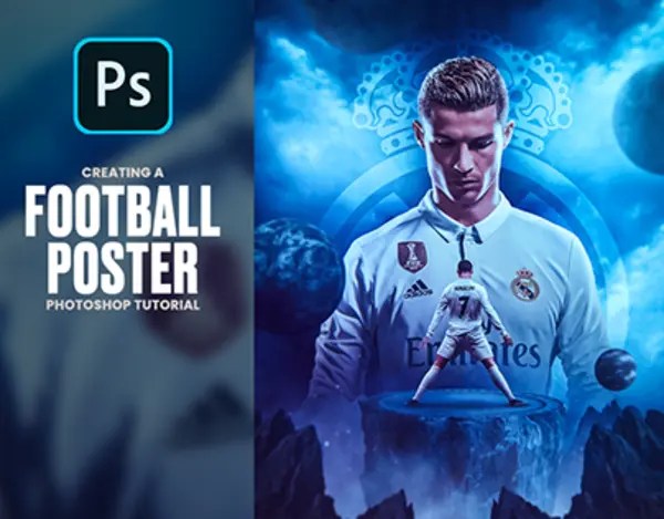 Gigi Zakaidze – Creating A Football Poster Photoshop Tutorial | Cristiano Ronaldo