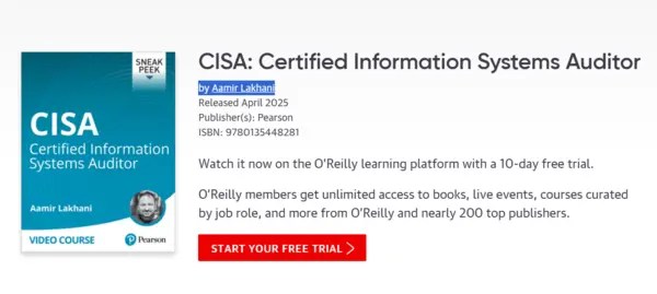 CISA Certified Information Systems Auditor by Aamir Lakhani