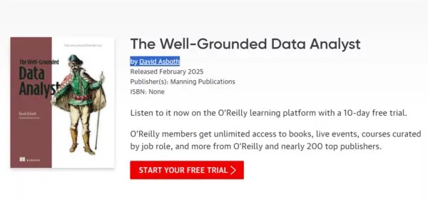 The Well-Grounded Data Analyst, Video Edition by David Asboth