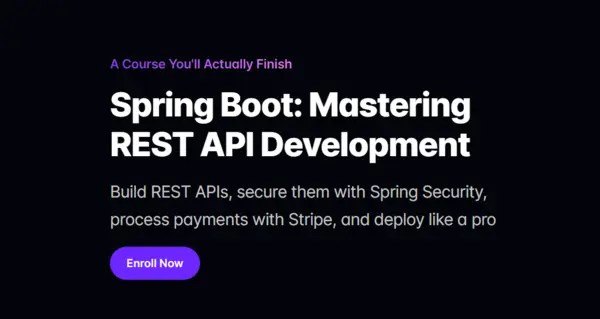 Code with Mosh – Spring Boot Mastering REST API Development