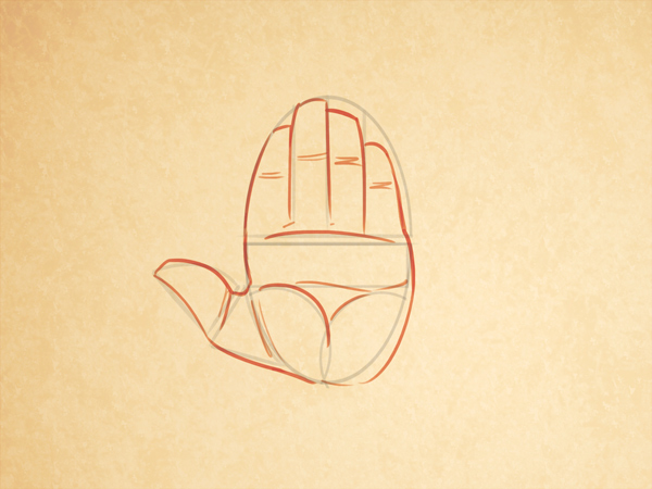 как нарисовать мускулистую руку