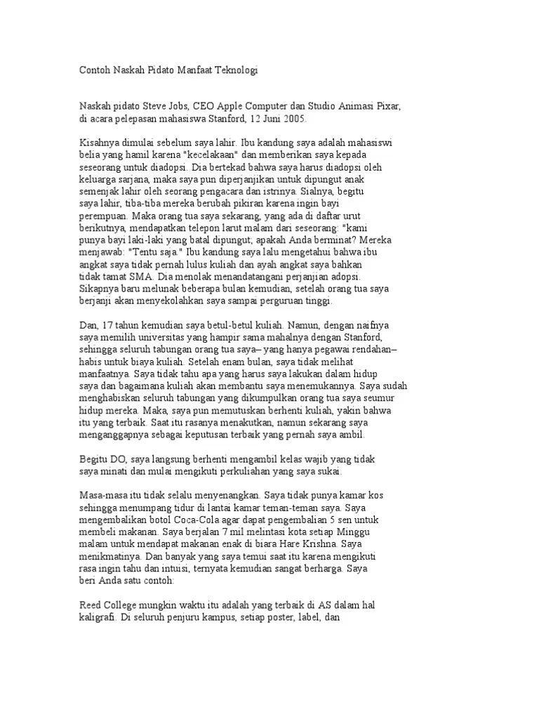 Contoh Naskah Pidato Kenegaraan // Kumpulan Contoh Terbaru