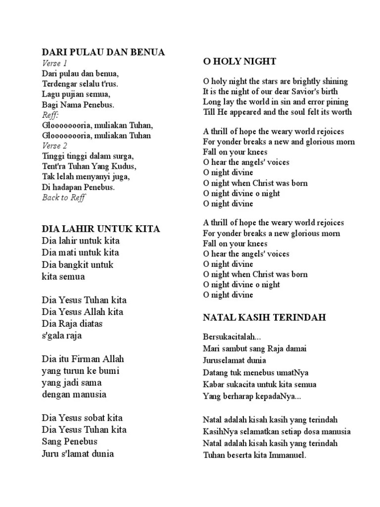 Lirik Dan Kunci Lagu Kasih Yang Sempurna