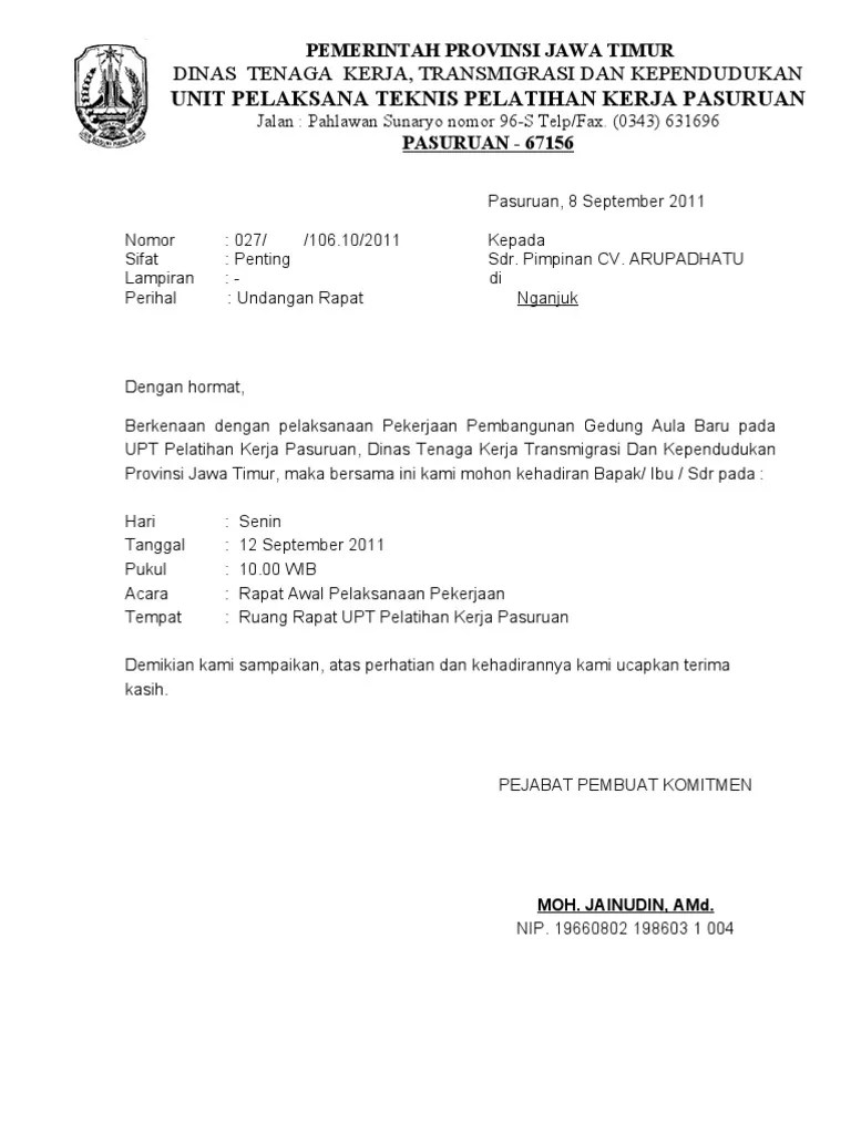 Contoh Surat Addendum Kontrak