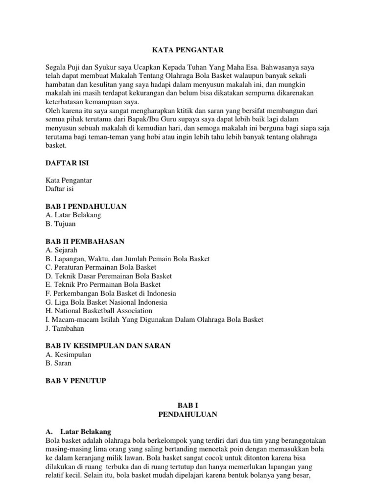 Makalah Tentang Permainan Bola Besar Sepak Bola