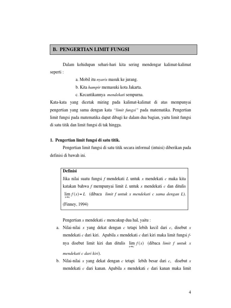 Contoh Soal Limit Fungsi Aljabar Dalam Kehidupan Sehari Hari - Kumpulan  Contoh Surat dan Soal Terlengkap