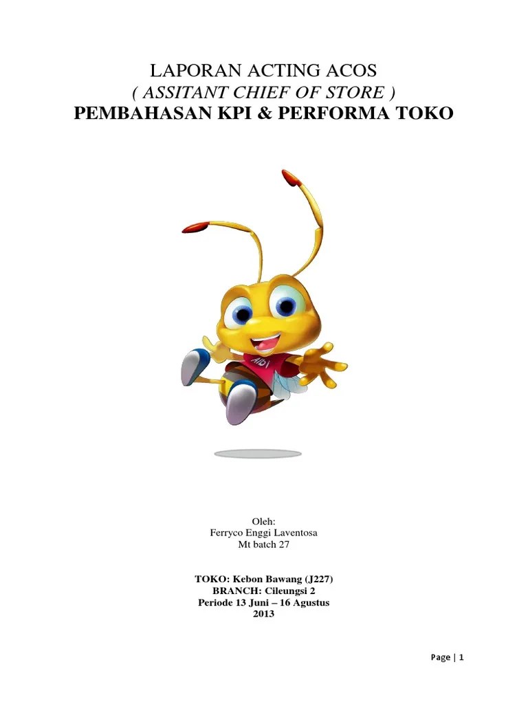 Contoh Makalah Training Alfamart - Contoh Surat