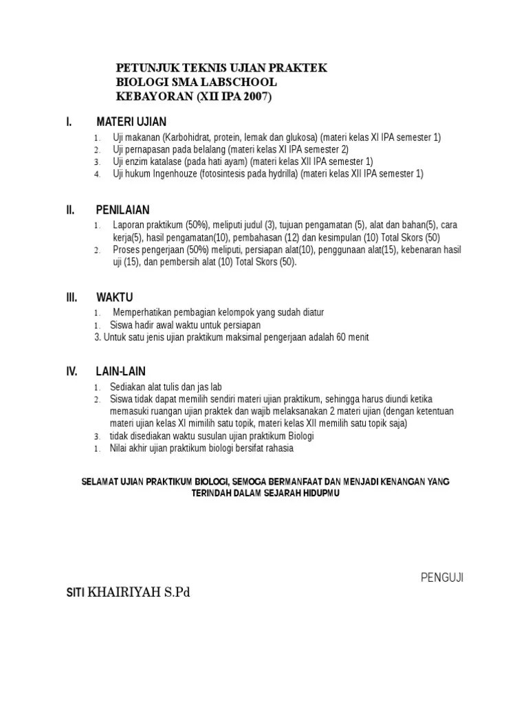 18+ Makalah Biologi Kelas Xii Semester 1