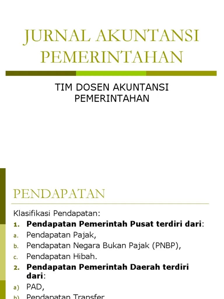 Soal Dan Jawaban Jurnal Akuntansi Pemerintahan - Kumpulan Contoh Surat dan  Soal Terlengkap