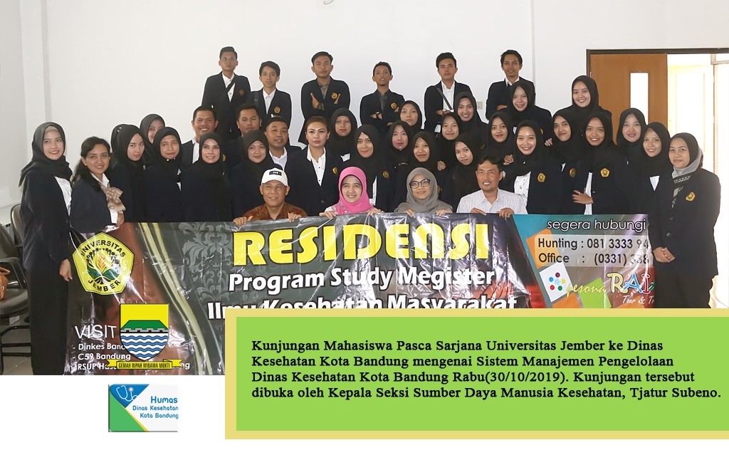 Residensi di Kota Bandung, Mahasiswa Pascasarjana UNEJ Belajar Identifikasi  Resiko. – Pascasarjana – Universitas Jember