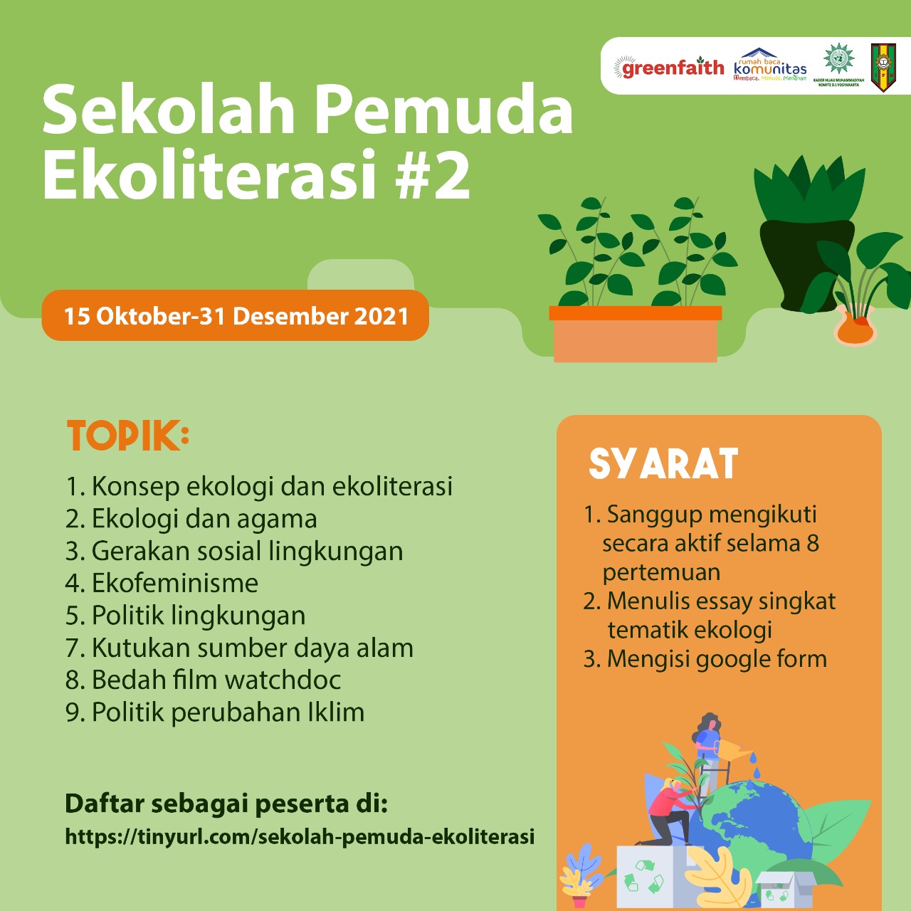 Ekoliterasi, Titik Temu Ekologi dan Literasi - Rumah Baca Komunitas
