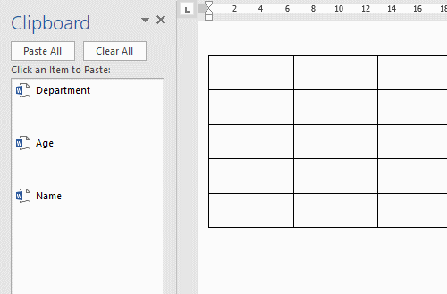 Tips to Quick Fill in a Word or Excel Table with the Clipboard - My  Microsoft Office Tips
