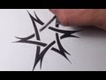 Drawing A Tribal Star Of David Tattoo Design - Quick Sketch - Youtube 90_x_120_jpg