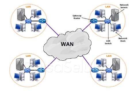 Pengertian LAN, WAN, MAN Beserta Kelebihan Dan Kekurangannya