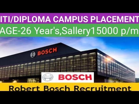 Robert Bosch Careers Bangalore Jobs Ecityworks
