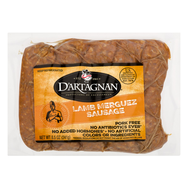 Save On D Artagnan Lamb Merguez Sausage Pork Free 5 Ct Order Online Delivery Giant