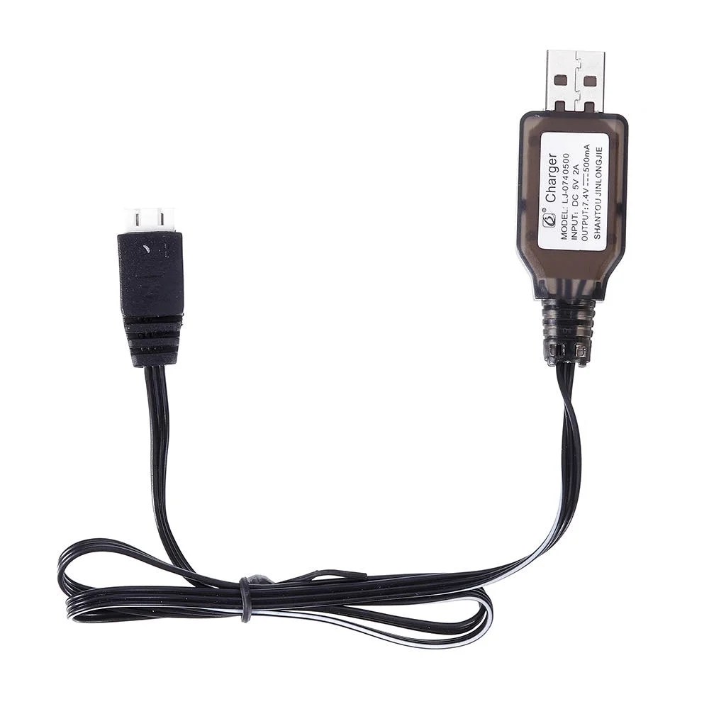 Hs Usb Charging Cable 7 4v 2s Li Ion Battery Charger For 18301 18302 18311 18312 1 18 Rc Car Parts Walmart Canada