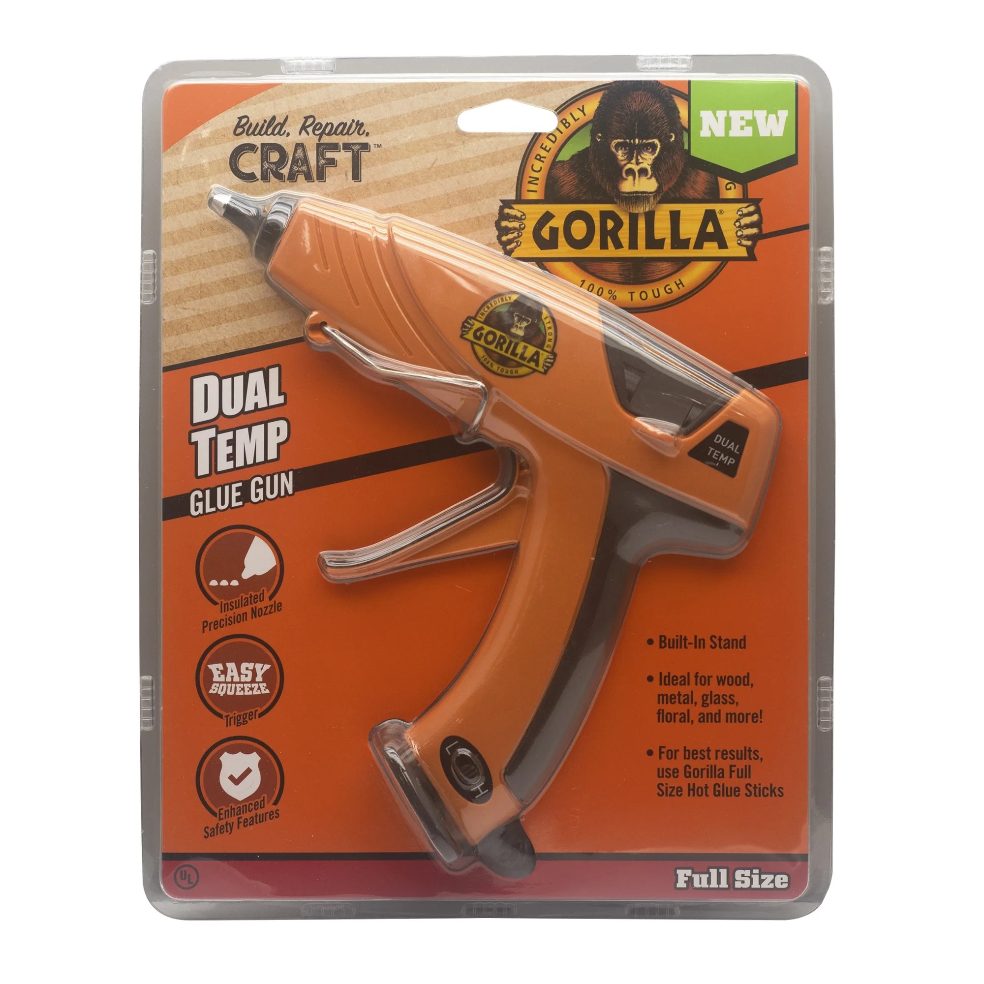 Gorilla Glue Dual Temp Full-Size Hot Glue Gun - Walmart.com