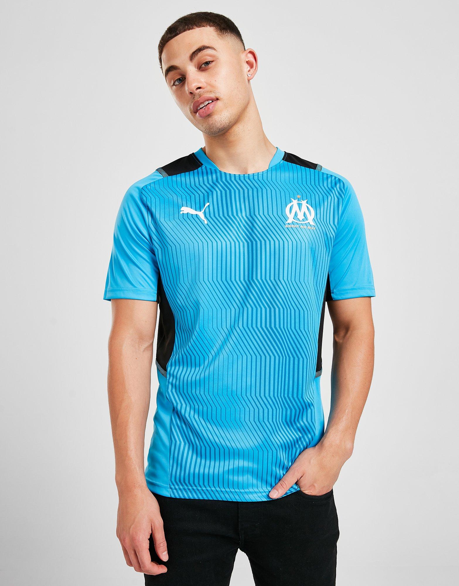 Acheter Bleu Puma T-Shirt d&rsquo;Entraînement Olympique Marseille Homme