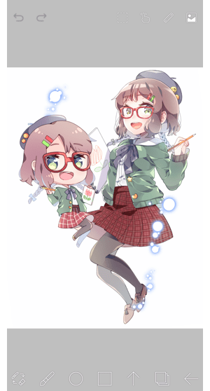 глаз нарисованный в ибис пейнт