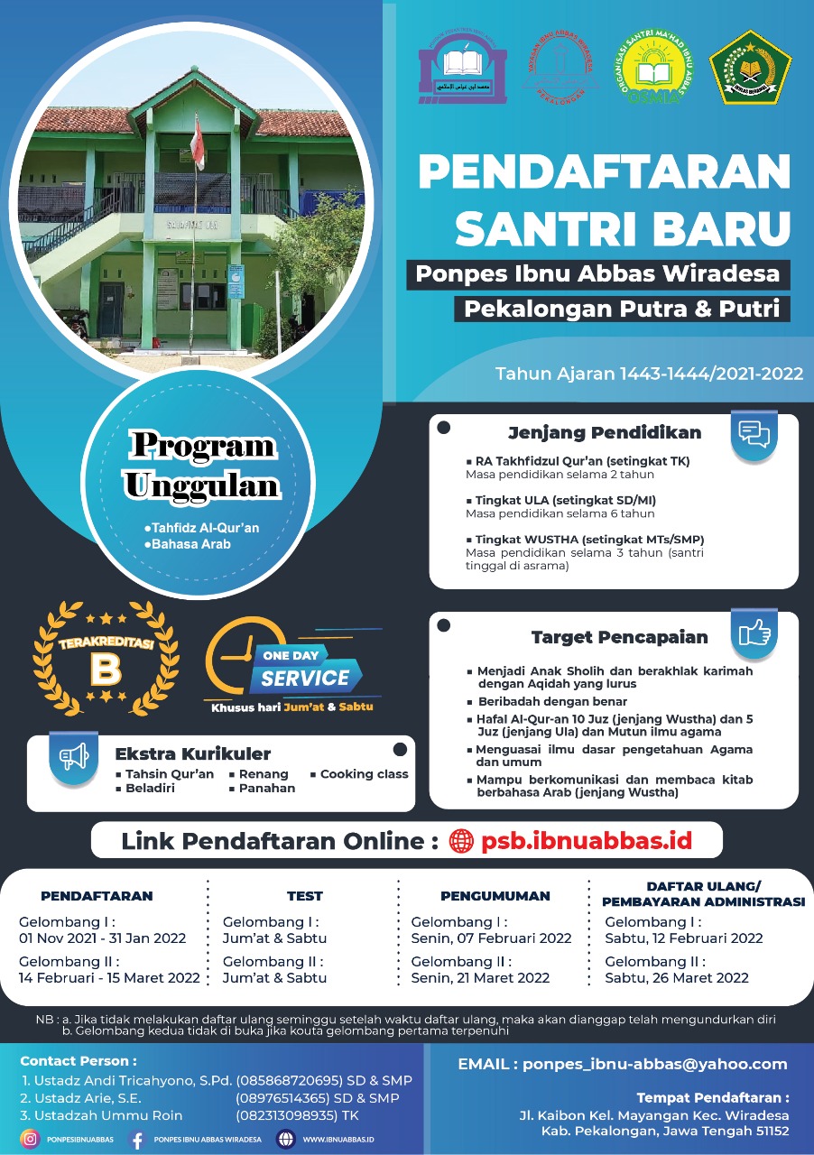 Pondok Pesantren Pekalongan #1 - Ibnu Abbas Wiraseda