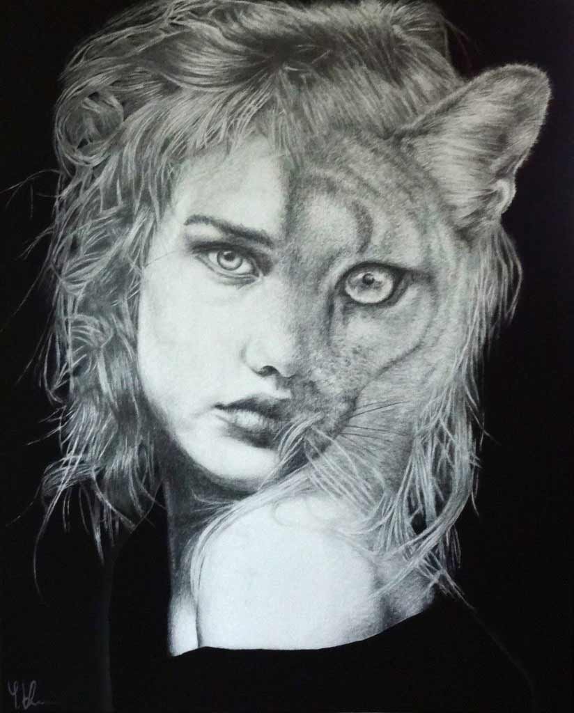 Jasmin Hermann Synthese Von Mensch Und Tier Ich Liebe Kunst