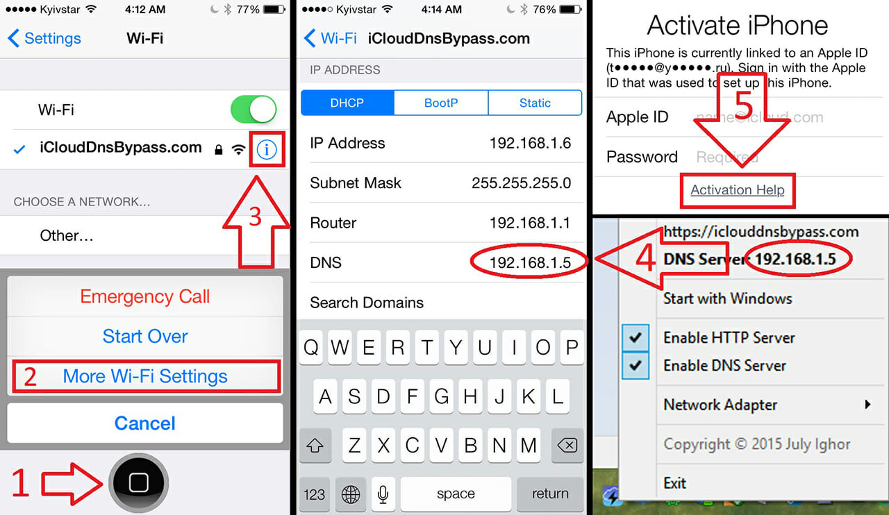 dns bypass iphone 6s