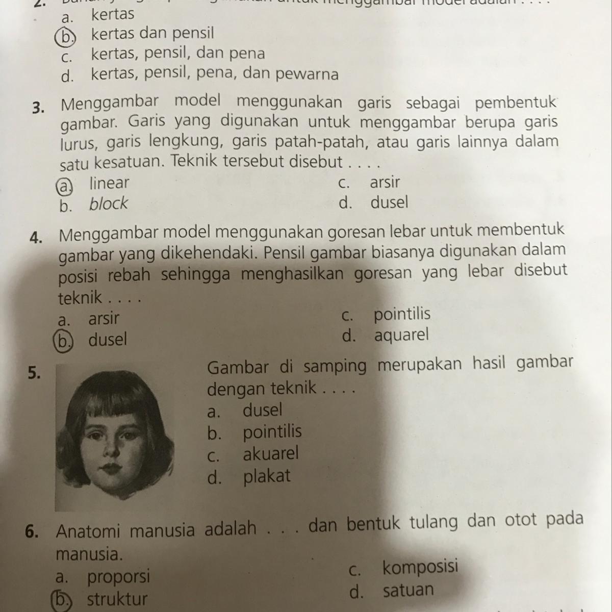 5. Gambar Di Samping Merupakan Hasil Gambar Dengan Teknik... A. Dusel B. Pointilis C. Akuarel D. - Brainly.co.id 1200_X_1200_png