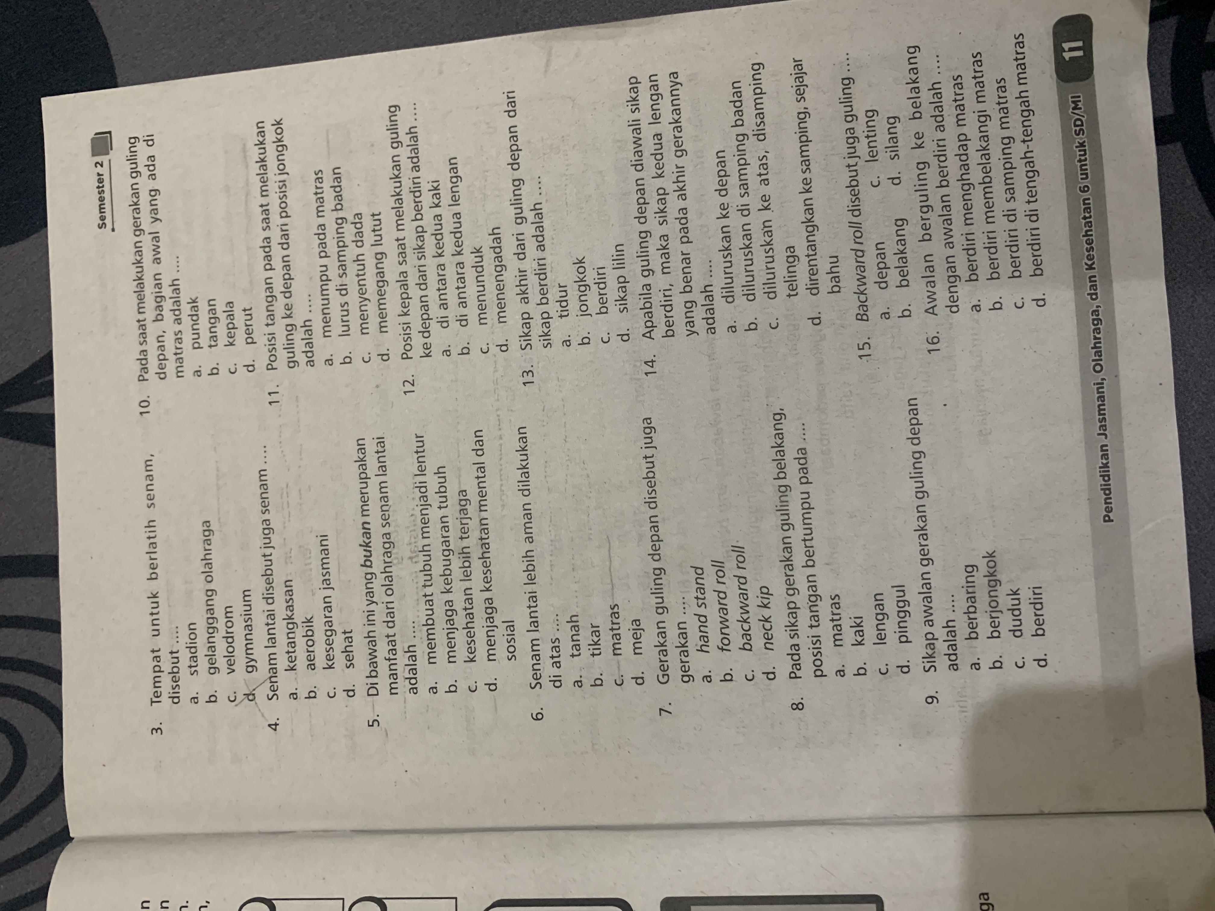 1. senam lantai disebut juga senam…. A. ke Tang Khasan B. Aerobik C.  Kesegaran Jasmani D. - Brainly.co.id