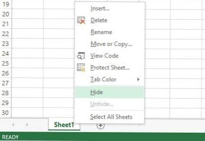 Cara Menyembunyikan Spreadsheet, Sel, Kolom, dan Rumus di Excel (Tips MS  Office) | Kiat komputer dan informasi berguna tentang teknologi modern!