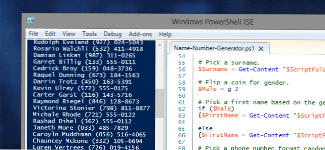 Cara Menghasilkan Nama Acak & Nomor Telepon dengan PowerShell (Bagaimana  caranya) | Kiat komputer dan informasi berguna tentang teknologi modern!