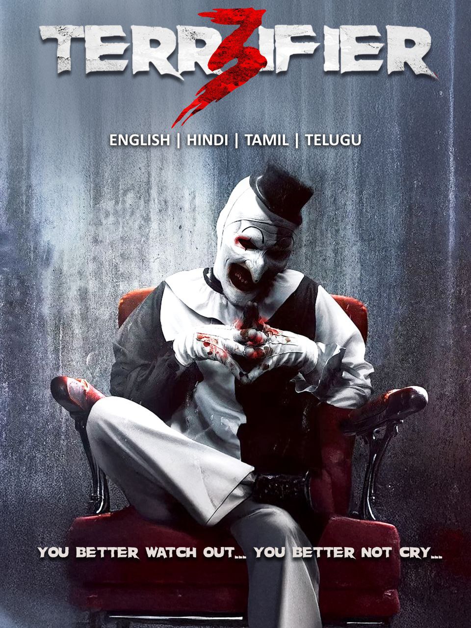 Terrifier 3 (2024) Dual Audio Hindi ESub