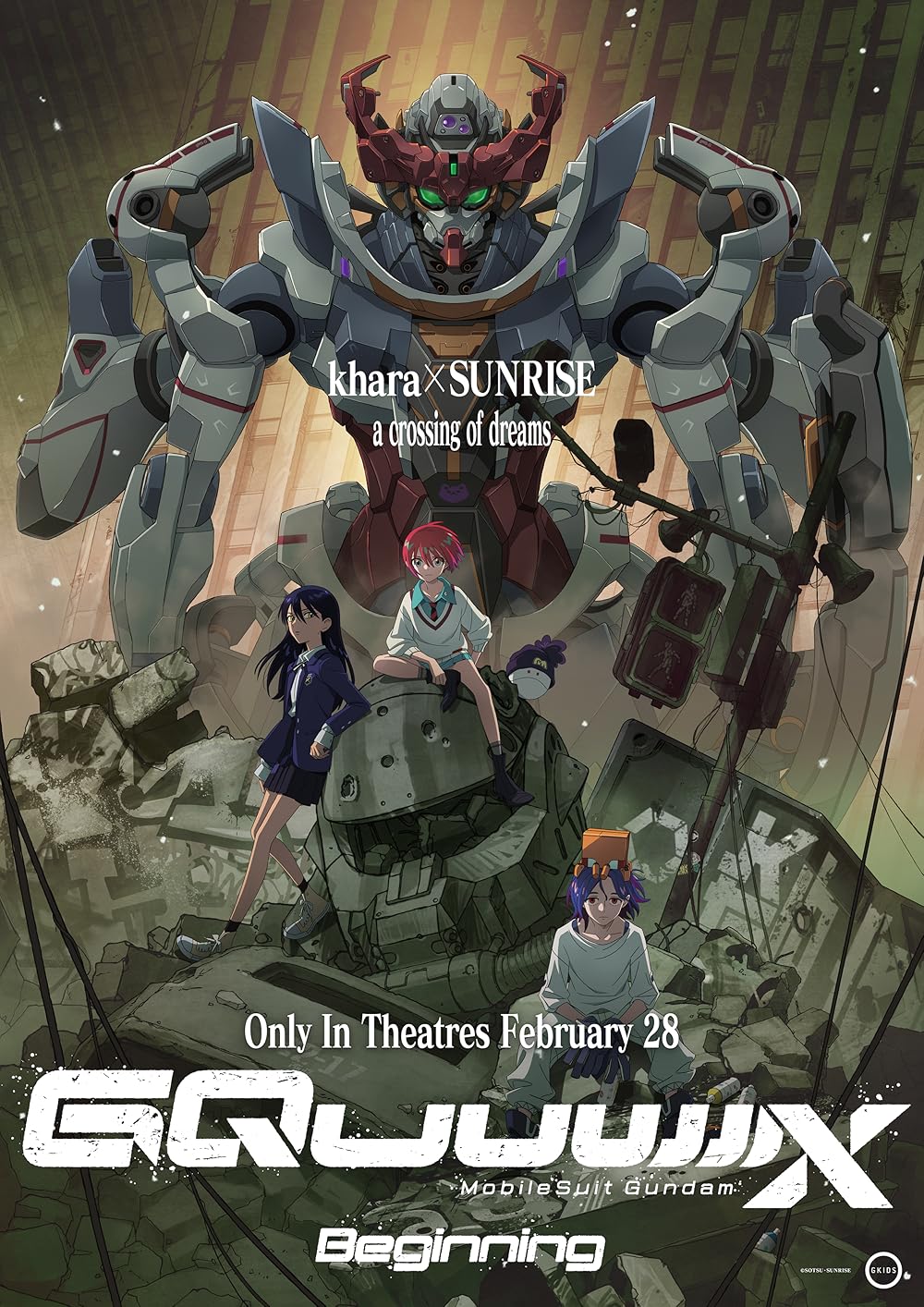 Mobile Suit Gundam GQuuuuuuX 2025 S1 Triple Audio