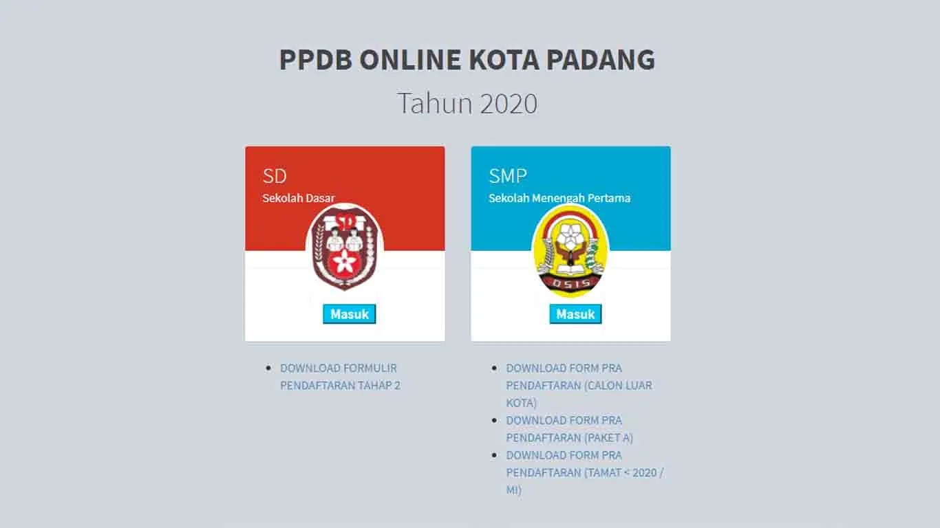 PPDB SD/SMP di Kota Padang Dibuka Secara Offline dan Online, Ini Cara  Daftarnya - kabarminang.id