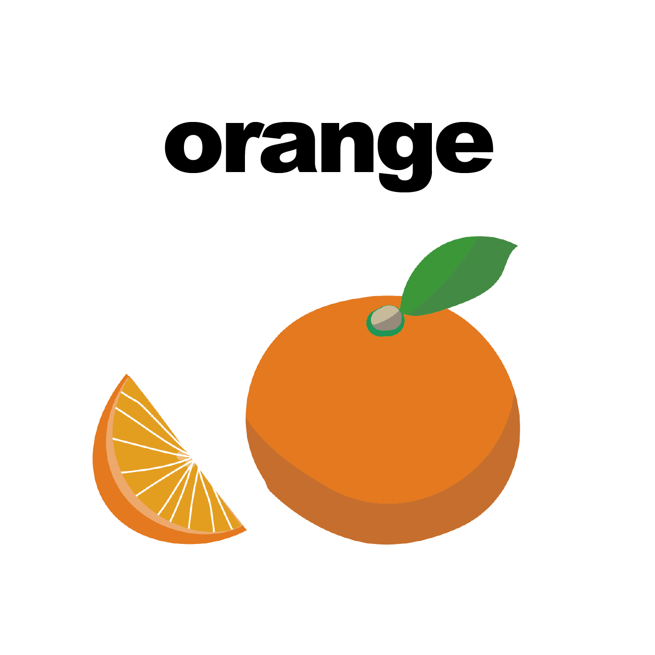 オレンジ を 英語 で