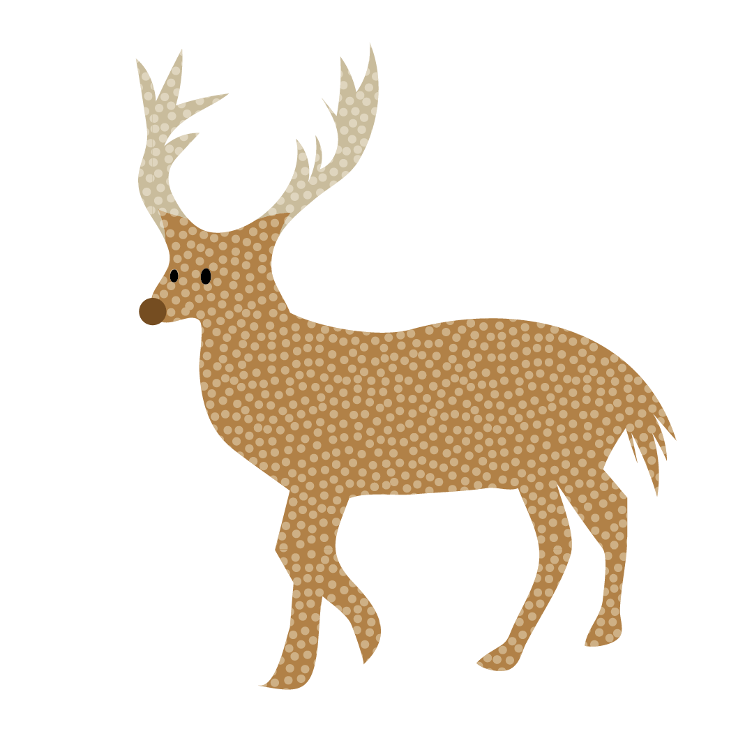 トナカイ イラスト 北欧