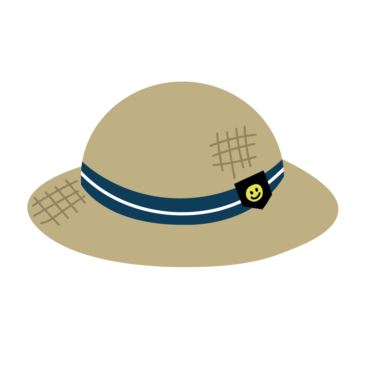 かわいい！キッズ 麦わら帽子 ( 男の子） の フリー イラスト | 商用フリー(無料)のイラスト素材なら「イラストマンション」