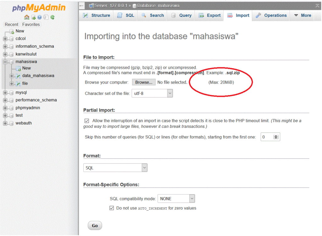 Tips Cara Import Database MySQL Ukuran Besar | IlmuWeb.NET