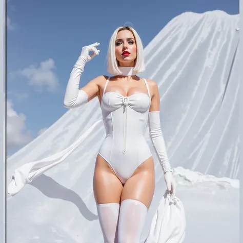 doja cat in frilly white panties - SeaArt Al - Free Al Art Generator Doja cat boobs naked