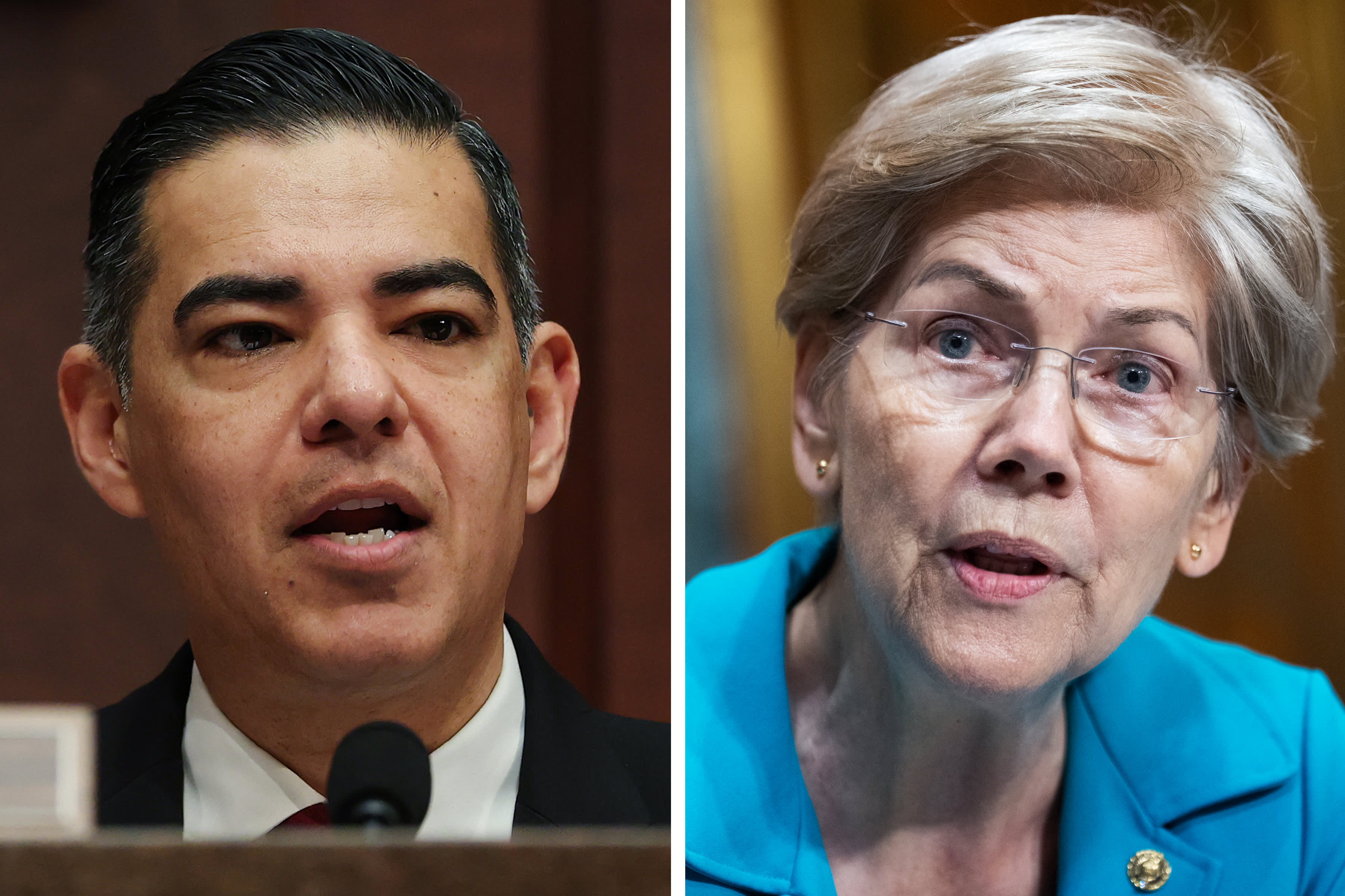 Banks with Jeffrey Epstein ties eyed by Democrats Warren and Garcia