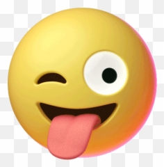Free Transparent Emoji Wink Images Page 4 Emojipng Com