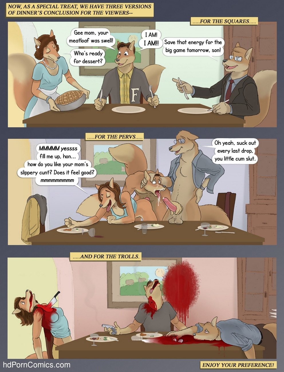 Awkward situation 2 furry porn comic
