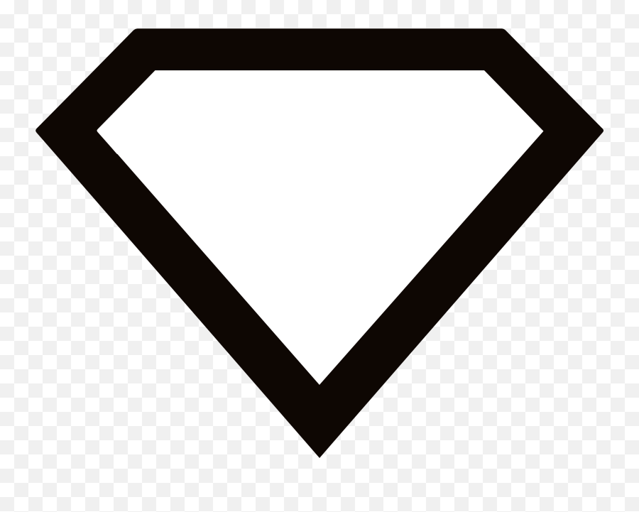 Index Of Assetsimagesclipartimagesshapes Horizontal Png Superman Logo Outline Free Transparent Png Images Pngaaa Com