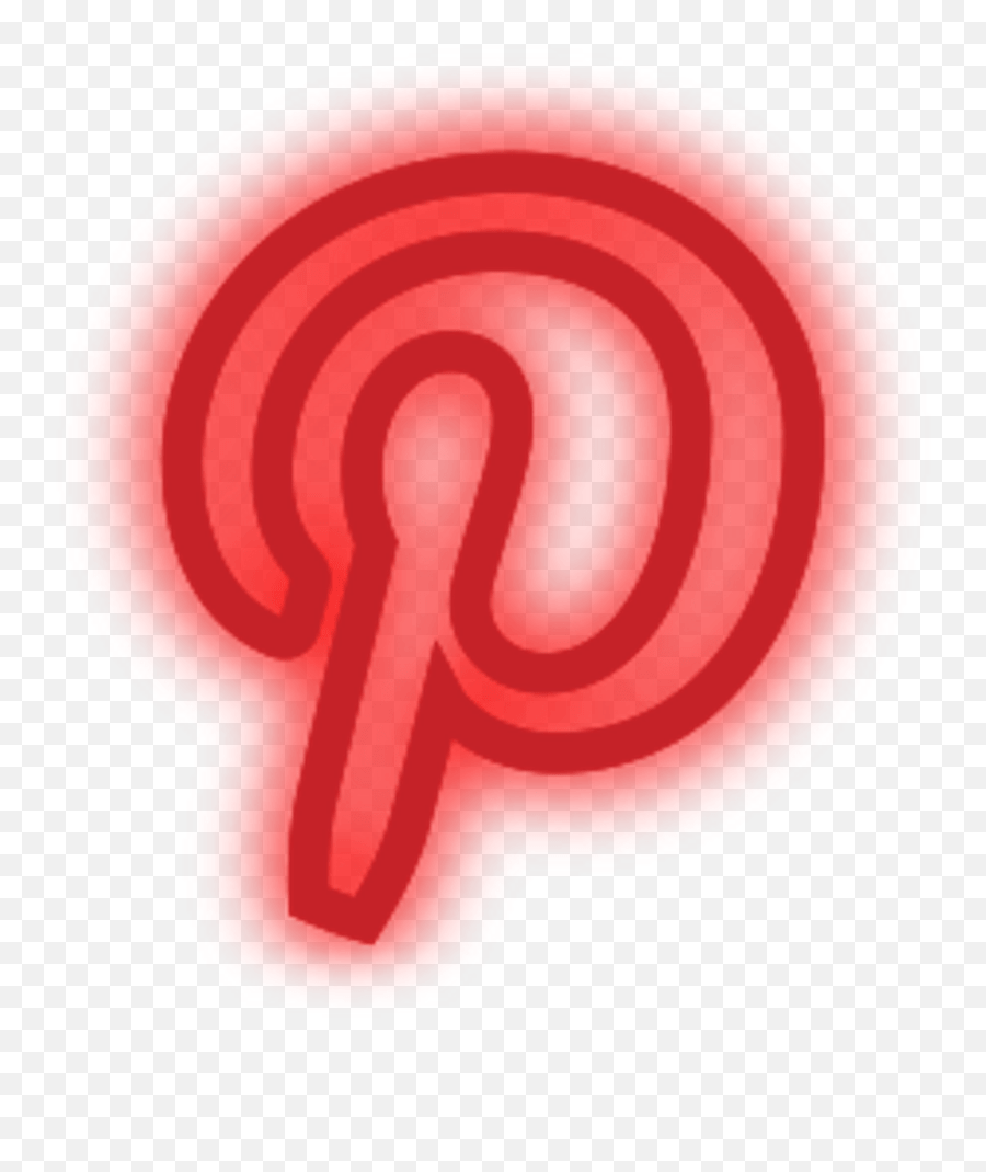 Download Pinterest Logo Neon Light Red Icon Neon Png Pinterest Logo Png Free Transparent Png Images Pngaaa Com