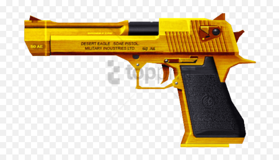 Hd Free Png Gold Gun Image Desert Eagle Free Fire Pistol Transparent Background Free Transparent Png Images Pngaaa Com